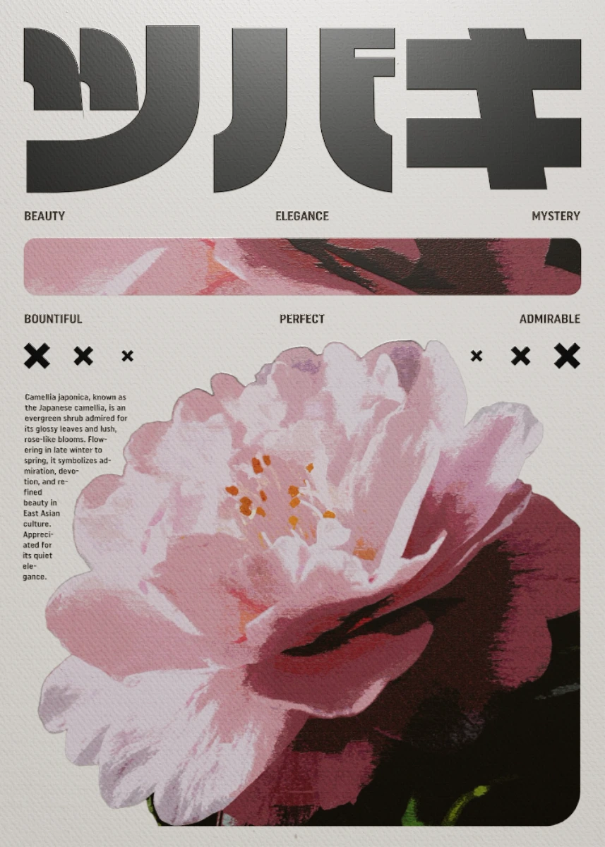Dusty Pink Camellia