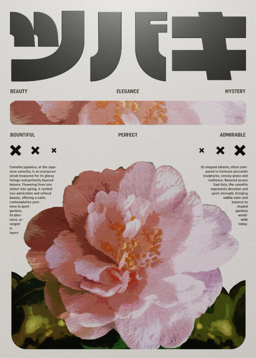 Muted Pink Camellia