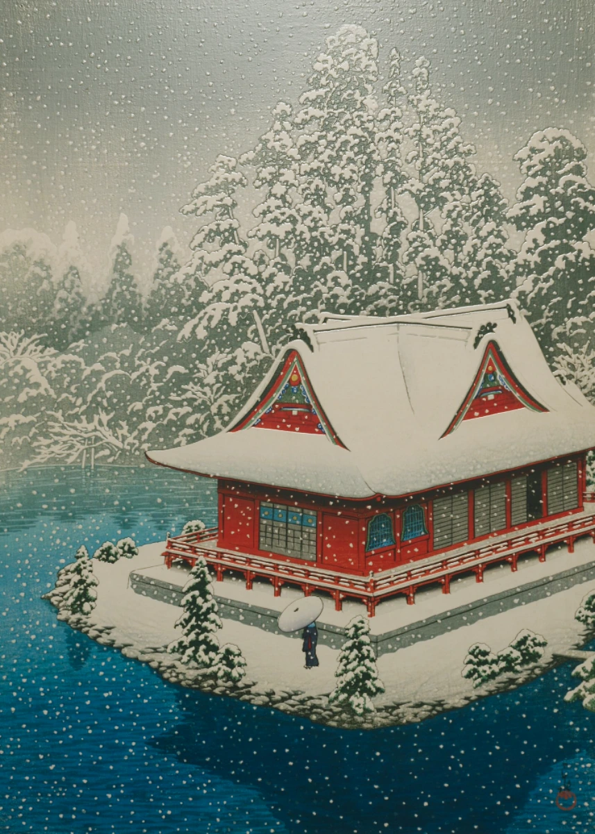 Snow at Benten Shrine