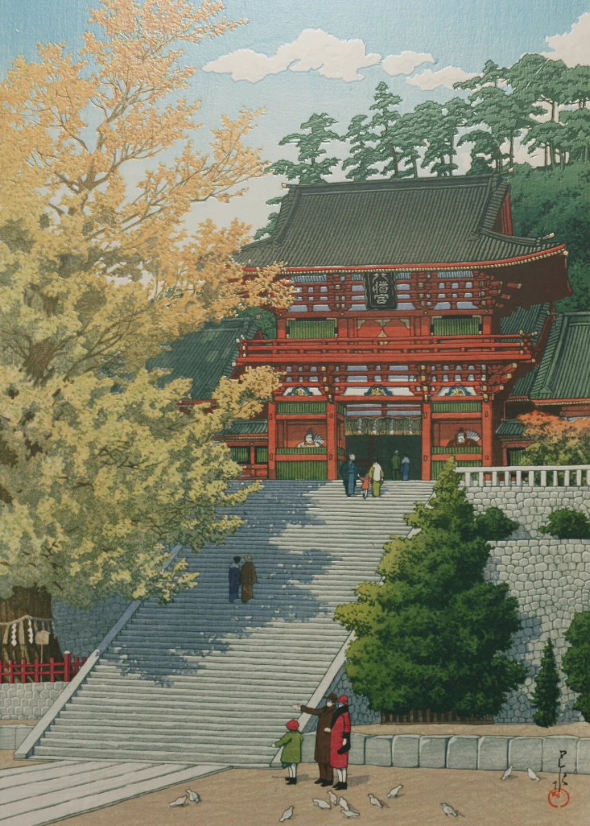 Zojoji Temple in Autumn
