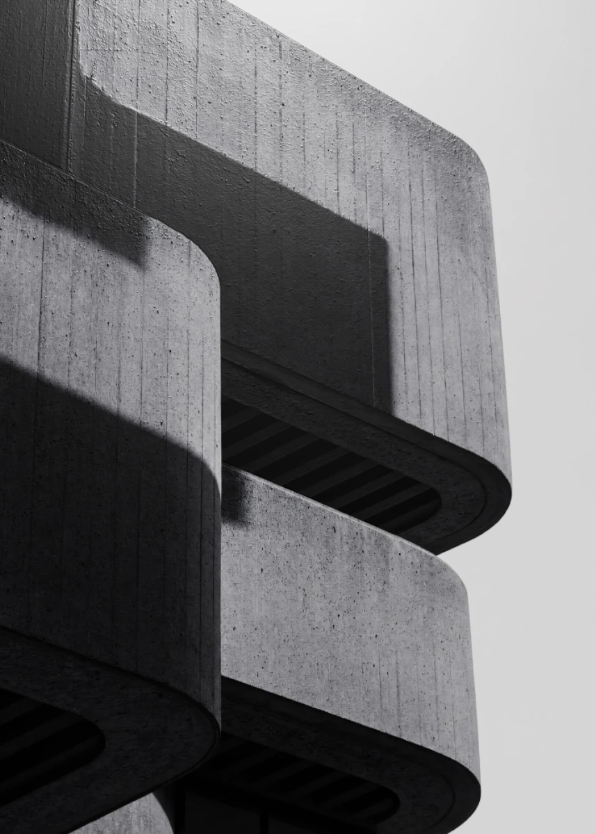 Concrete Shadow Ribbons