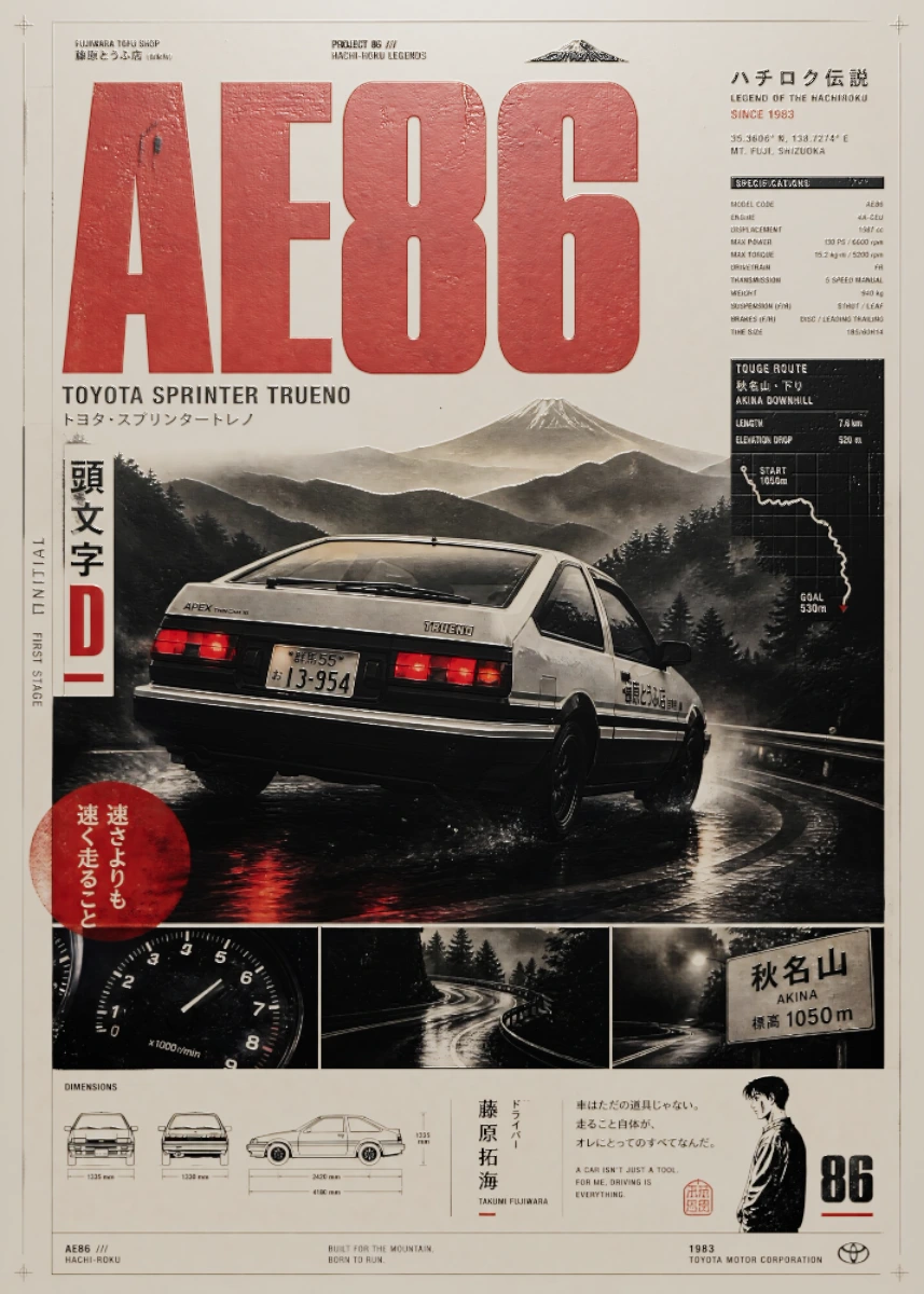Takumi's Akina AE86